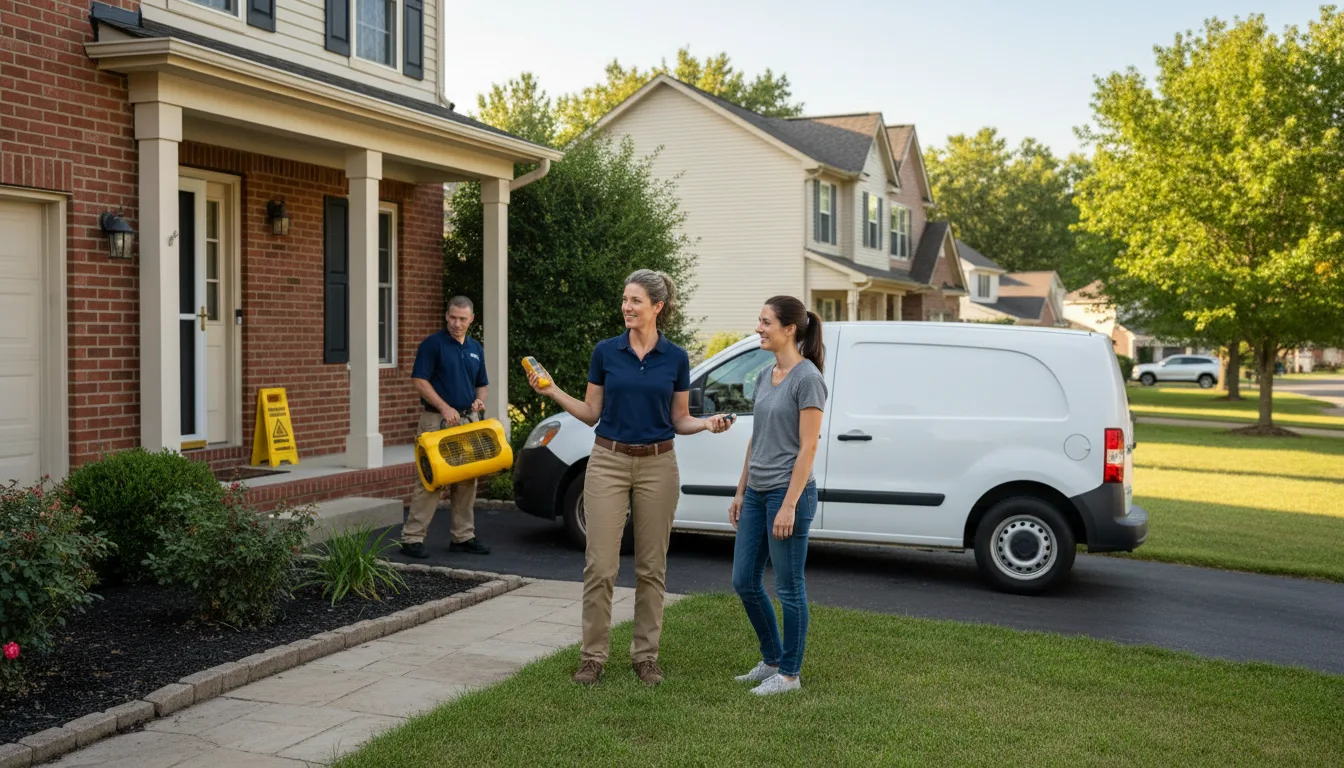 Water restoration image for Home Water Damage Repair in Minden, IA